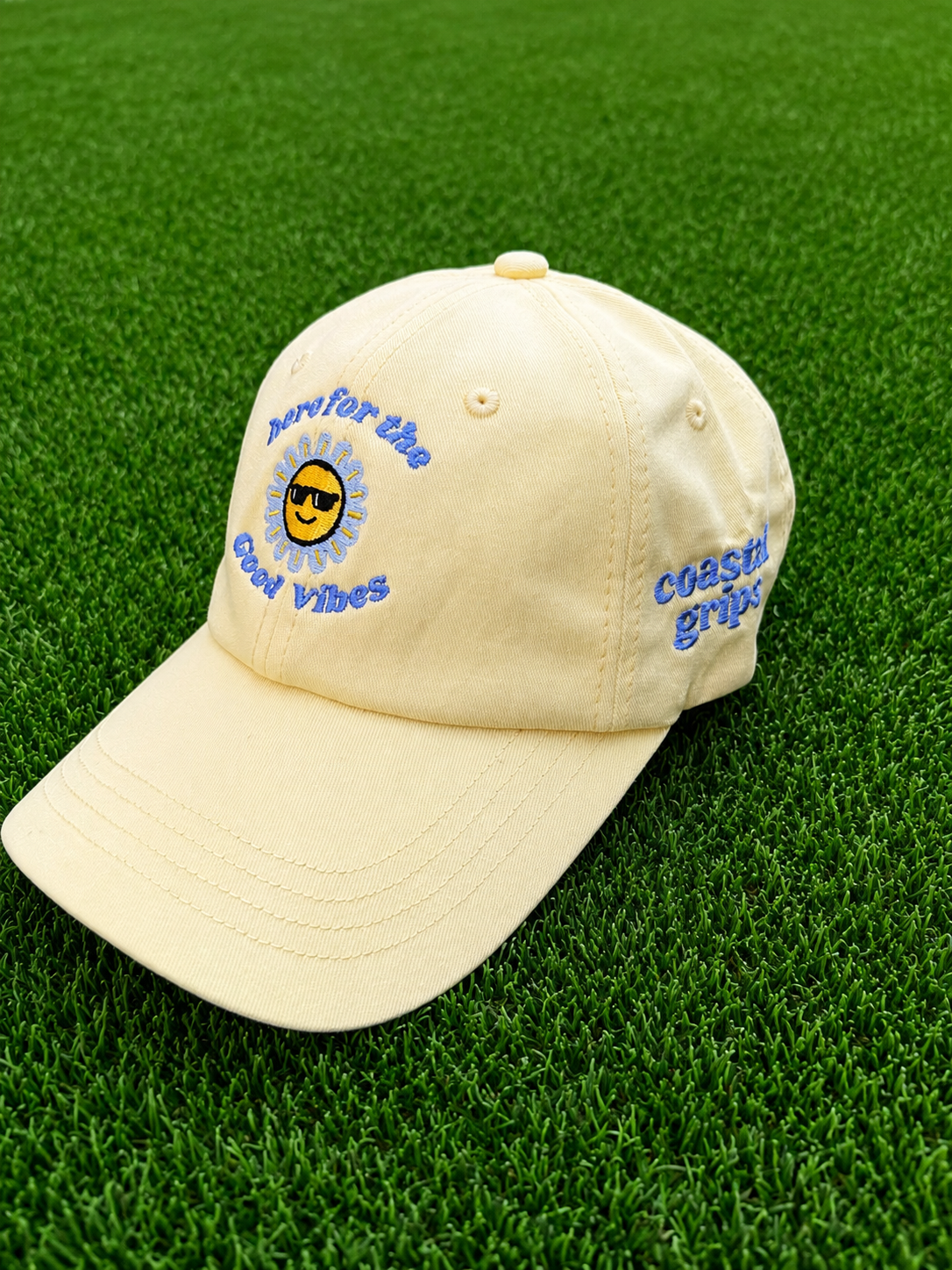 Here for the good vibes hat